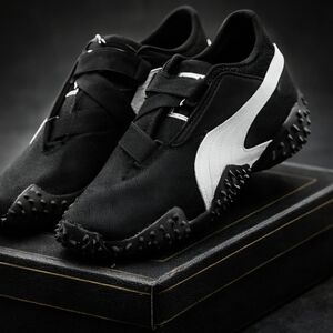 🔥 PUMA Mostro OG Spiked Sneakers – Black & White